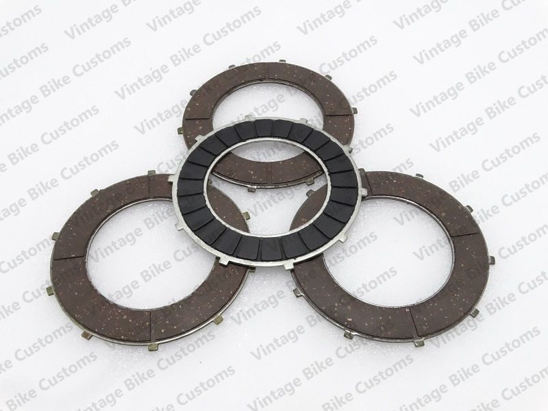 BRAND NEW ROYAL ENFIELD 4 NOS FRICTION CLUTCH PLATES