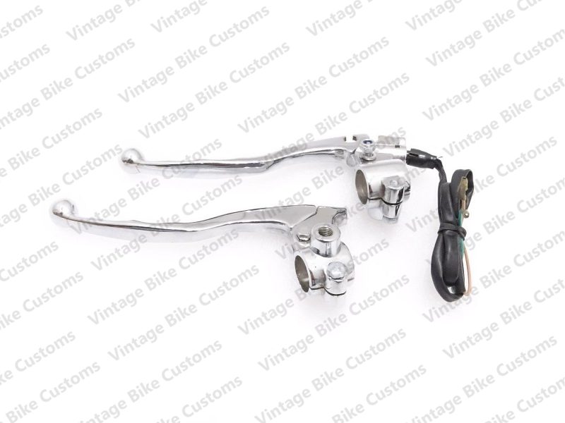 ROYAL ENFIELD CHROMED BRAKE AND CLUTCH LEVERS