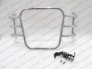 ROYAL ENFIELD AIRFLY STYLE SOLID CHROMED LEG GUARD