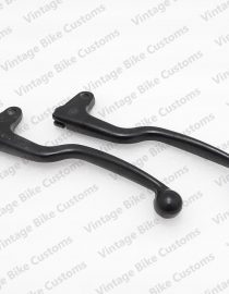 ROYAL ENFIELD BLACK BRAKE AND CLUTCH LEVERS