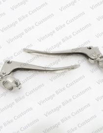 ROYAL ENFIELD NICKEL PLATED BRAKE AND CLUTCH LEVERS OLD MODEL 7/8"