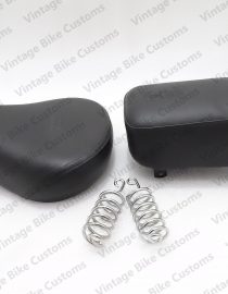 ROYAL ENFIELD CLASSIC C5 FRONT DRIVER & REAR PASSENGER COMPLETE SEAT