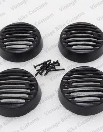 ROYAL ENFIELD CLASSIC FRONT AND REAR INDICATOR GRILL BLACK