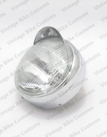 ROYAL ENFIELD CLASSIC UCE MODEL 7" COMPLETE HEAD LIGHT WITH PEAK