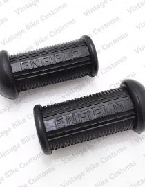ROYAL ENFIELD FOOT REST RUBBER PAIR "ENFIELD" LOGO EMBOSSED