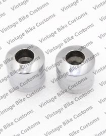 ROYAL ENFIELD HANDLE BAR END WEIGHTS CHROMED (TYPE 1)