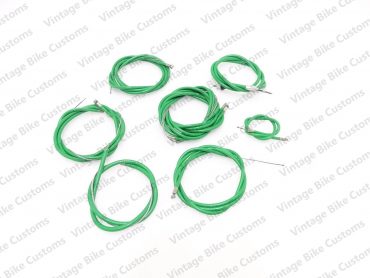 LAMBRETTA GP SCOOTER COMPLETE CABLE KIT SOLUTION (GREEN)