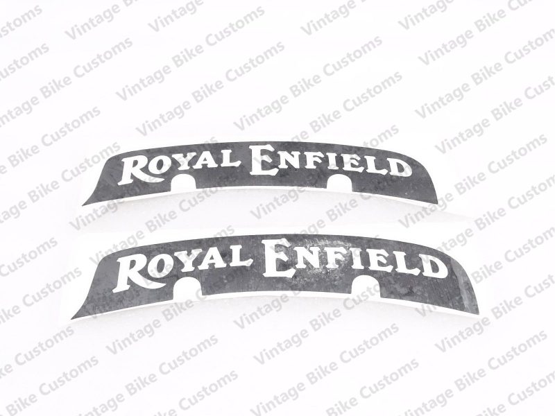 ROYAL ENFIELD NUMBER PLATE STICKERS SET OF 2