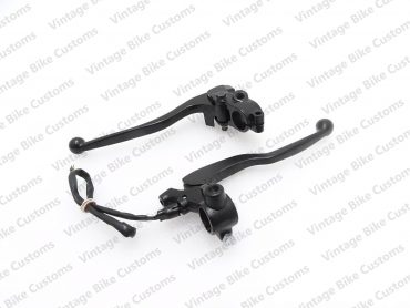 ROYAL ENFIELD BLACK BRAKE AND CLUTCH LEVER ASSY