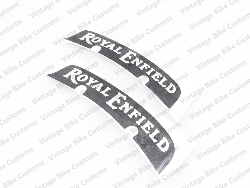 ROYAL ENFIELD NUMBER PLATE STICKERS SET OF 2|||