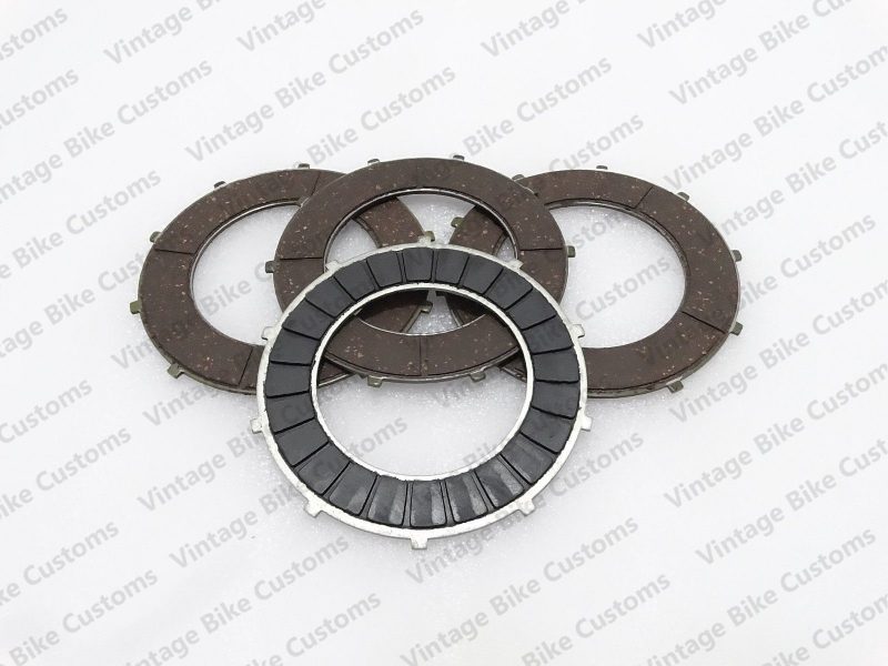 BRAND NEW ROYAL ENFIELD 4 NOS FRICTION CLUTCH PLATES|||