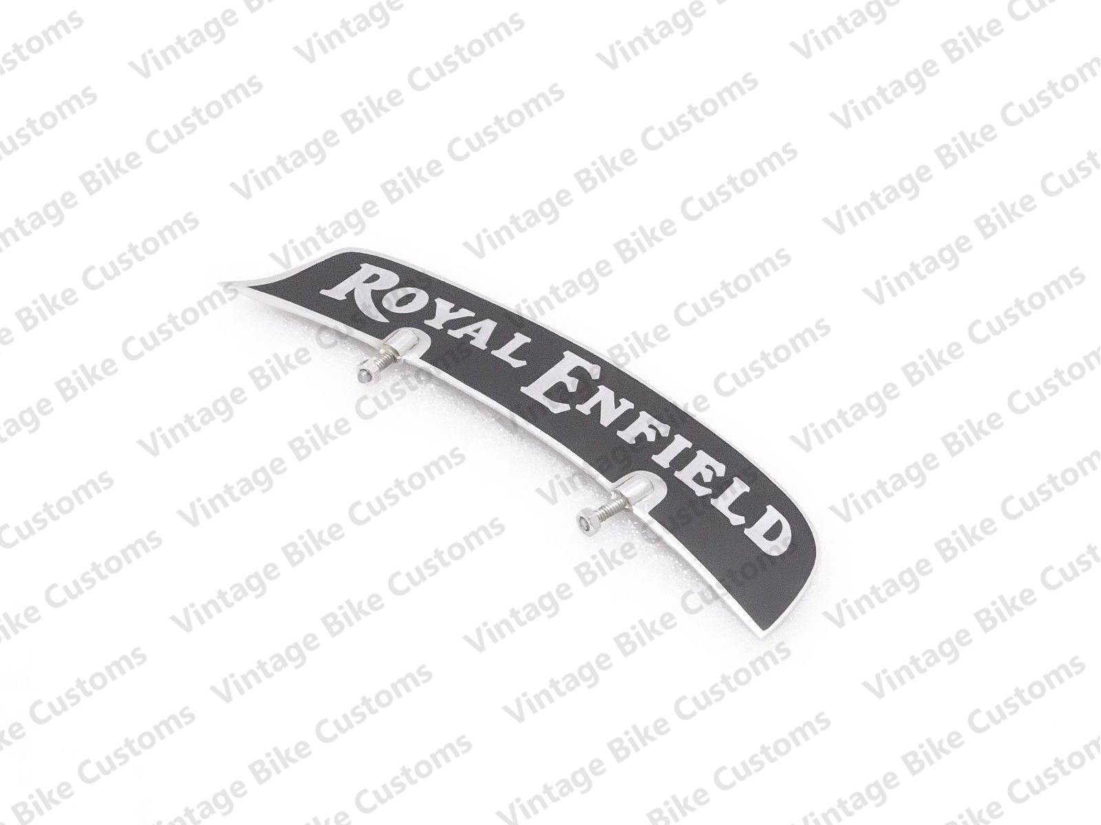 Details about   5x ROYAL ENFIELD FRONT MUDGUARD NUMBER PLATE BRASS CHROME NEW BRAND 