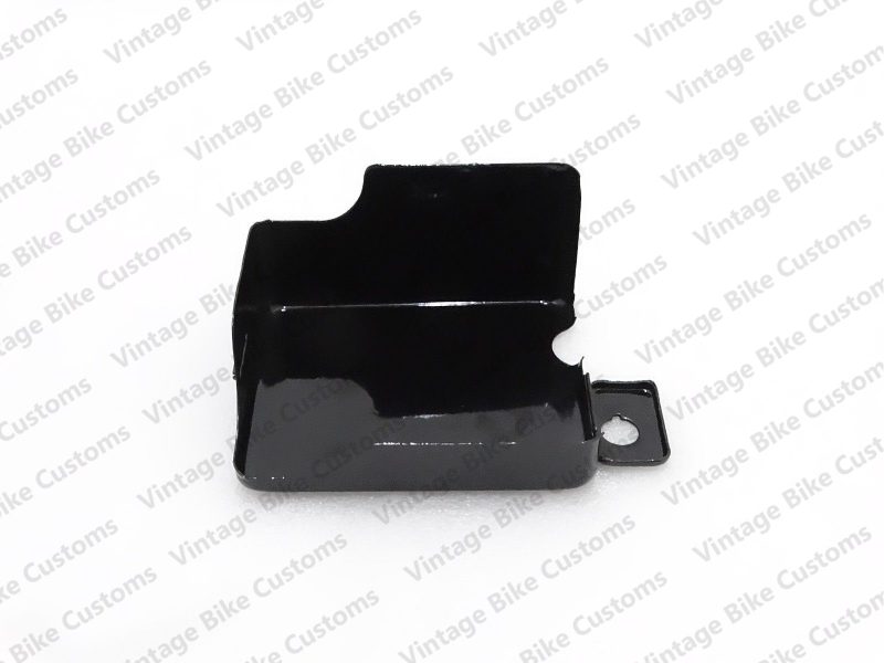 ROYAL ENFIELD UCE CLASSIC ELECTRA BLACK BATTERY CARRIER COVER BOX|||