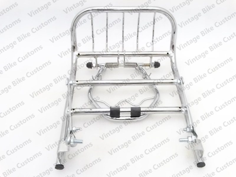 ROYAL ENFIELD REAR LUGGAGE TOURING CARRIER LIGHT GUARD CHROME PLATED|||