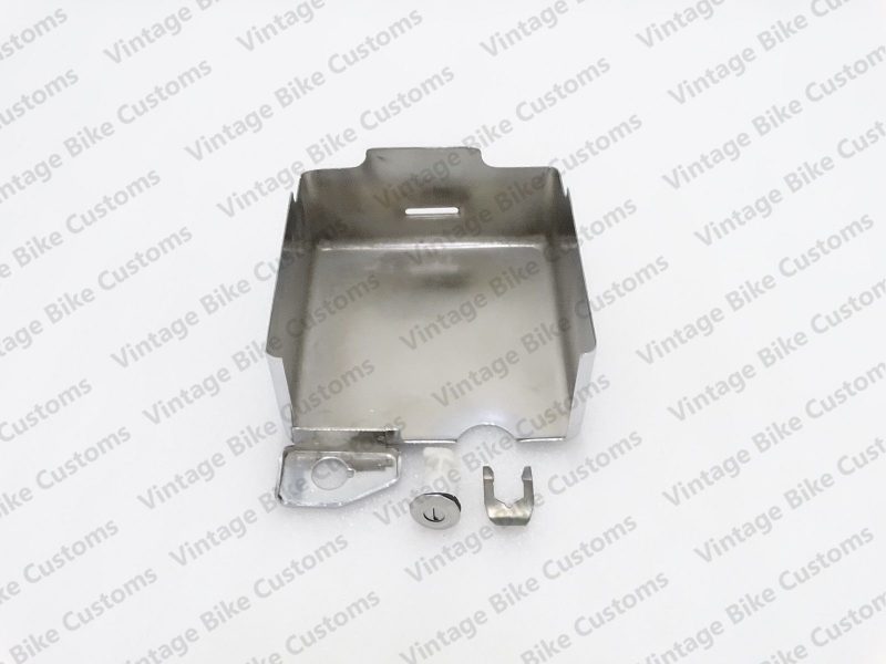 ROYAL ENFIELD UCE CLASSIC CHROME BATTERY COVER BOX 17 ONWARDS|||||