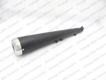 ROYAL ENFIELD MEGAPHONE EXHAUST SILENCER POWDER COATED