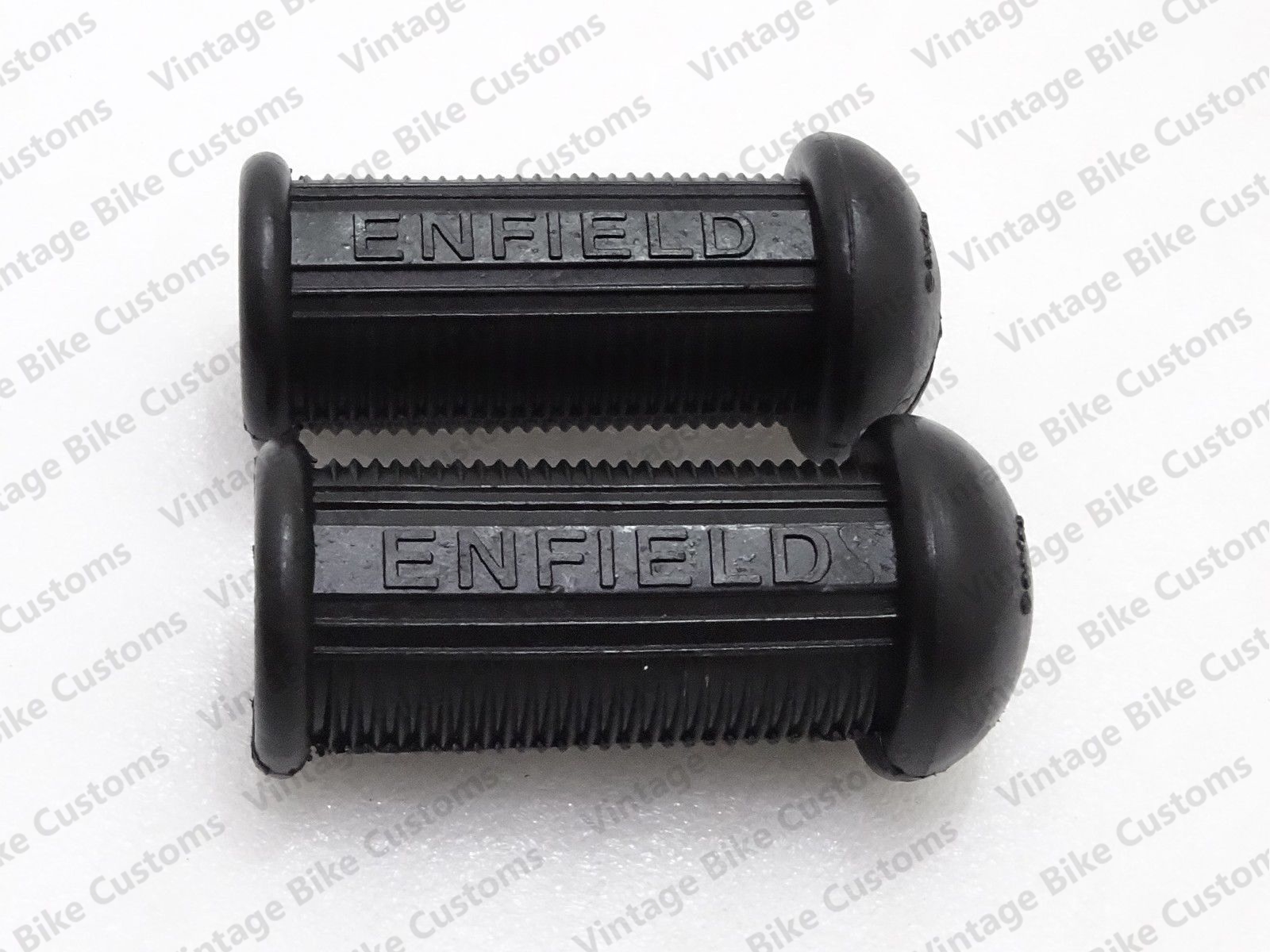ROYAL ENFIELD NEW LOGO EMBOSSED FOOTREST RUBBER PAIR code2538