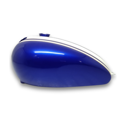 Gas Tank For 1960's Triumph 650cc TR6C Trophy Blue