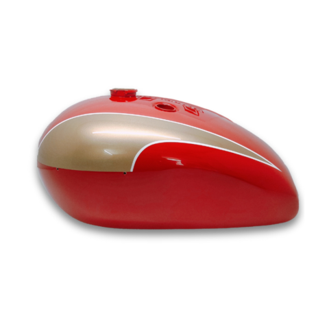 Gas Tank For 1970's Triumph T140 Bonneville Red
