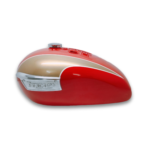 Gas Tank For 1970's Triumph T140 Bonneville Red