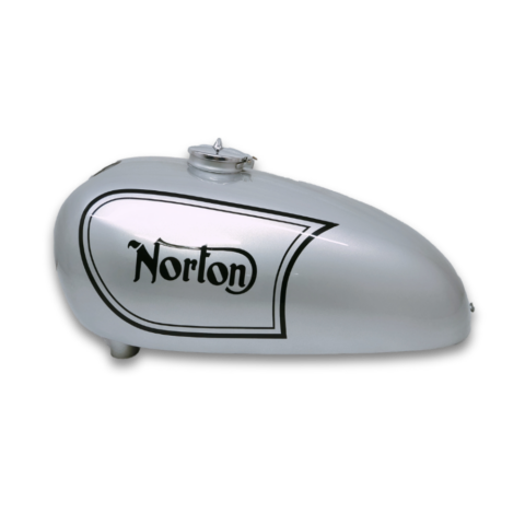 Gas Tank For Norton P11 N15 1960's Silver with Cap