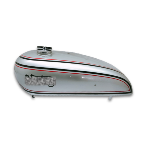 Gas Tank For 1930 Norton 490cc Model 18 Silver