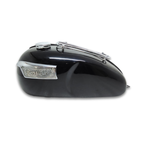 Gas Tank For 1960's Triumph 650cc 6T Thunderbird Black