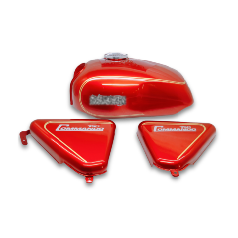 Gas Tank For Norton Commando 750 Cherry With Panels