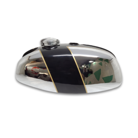 Gas Tank For Bsa B25 B50 Triumph Tr25 1971-73 D355 Chromed