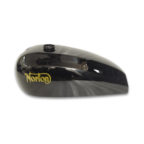 Gas Tank For Norton Dominator Model 88 99 Wideline 1950's Black