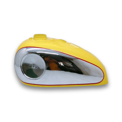 Gas Tank For BSA 1950's Catalina Scrambler 500cc Yellow