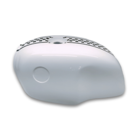 Gas Tank For Bmw R100S R100Cs R100Rs R100Rt White with Stripes