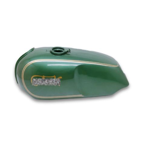 Gas Tank For Norton Commando 750 850 Green with Gold Stripe