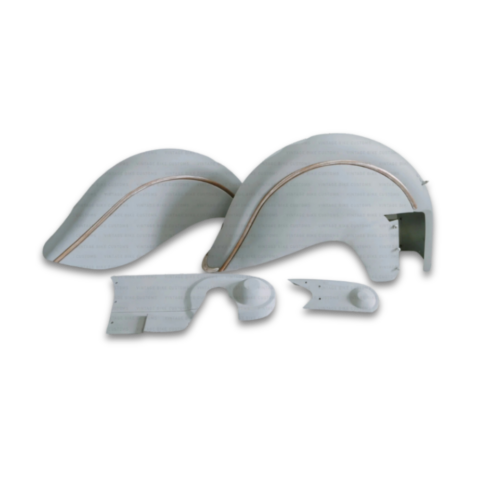 Mud Guard Set For Indian 1940's Chief 1200cc 2 cyl Complete