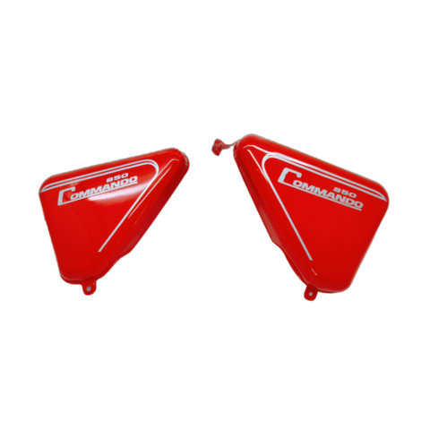 Side Panels For Norton Commando 850 Red