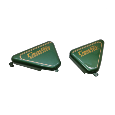 Side Panels For Norton Commando 850 Electric Green