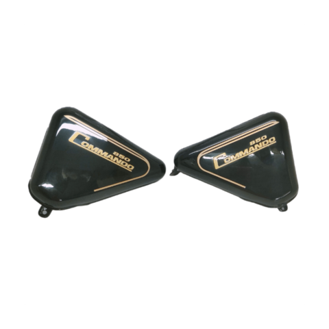 Side Panels For Norton Commando 850 Black