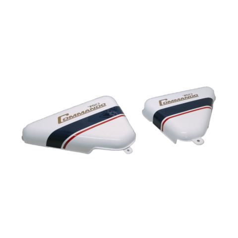 Side Panels For Norton Commando 750 White