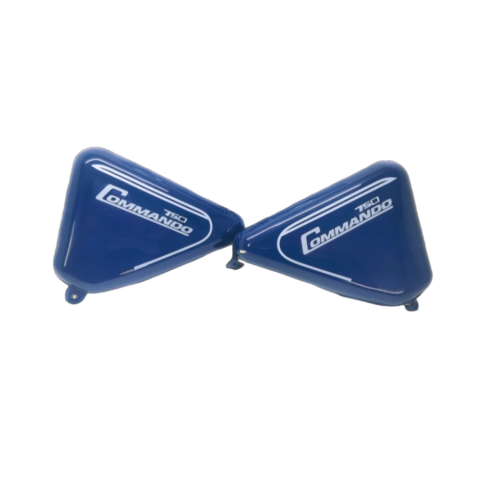 Side Panels For Norton Commando 750 Blue