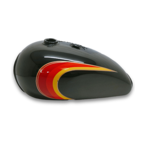 Gas Tank For 1980's Triumph TSX 750 Black