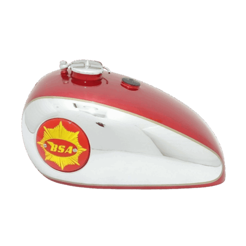 Gas Tank For Bsa Gold Star Scrambles Catalina In Cherry With Complete