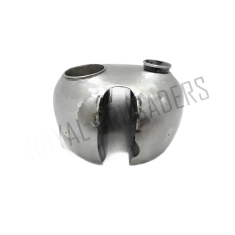 Gas Tank For Bsa B31 Speedometer Cavity In Dark Green Paint Chrome