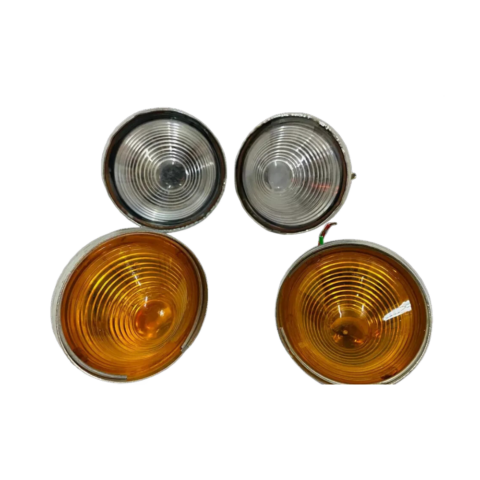 WILLYS JEEP CJ-3B CJ3 CJ5 CJ6 PARKING/TURN SIGNAL CLEAR AND ORANGE LIGHT SET