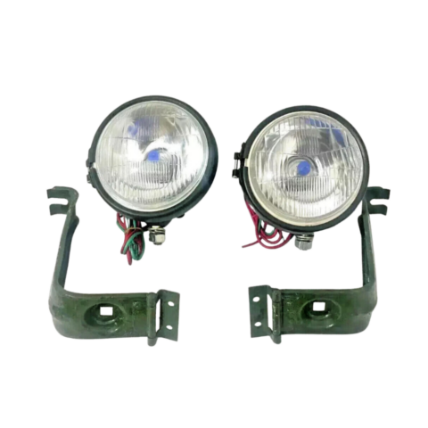 FITS Willys Jeep MB Ford GPW Headlight Light with Bracket Pair Left & Right