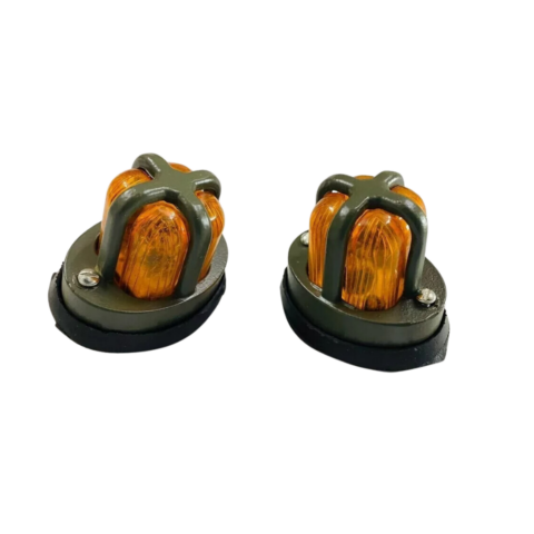 FITS JEEPS WILLY FORD MB GPW CJ2A CJ3B CJ3B PARKING LIGHT PAIR WITH GRILL