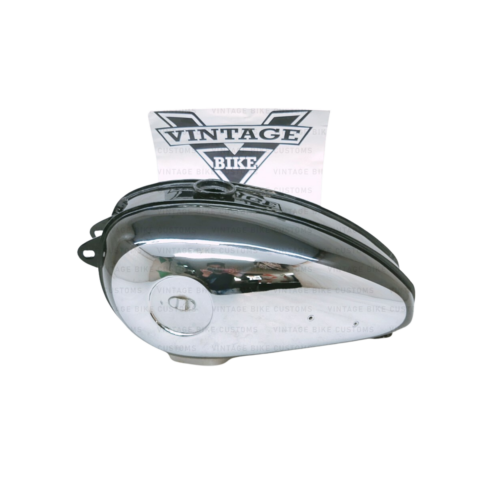 Gas Tank For Bsa C11G C12 Chrome And Black Painted