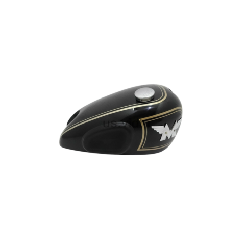 Gas Tank For Matchless (Single Cylinder) In Black Paint With Cap (Fuel Tank)