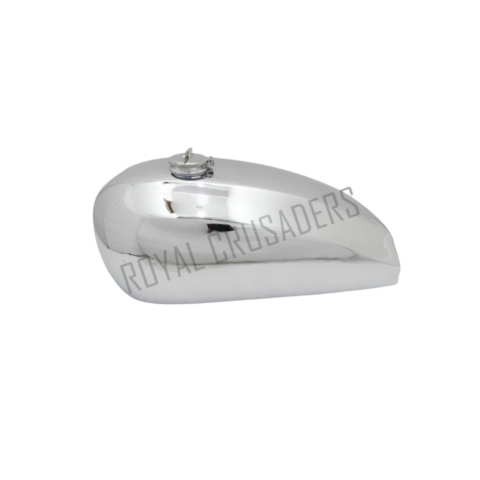 Gas Tank For Norton Dominator Wideline In Chrome With Cap & Tap