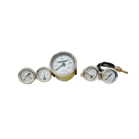 Fits Jeep Willys MB White Face Speedometer Speedo Temperature Oil Fuel Gauge
