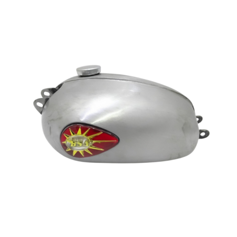 Gas Tank For Bsa Bantam D7 1965 In Raw With Badges & Cap